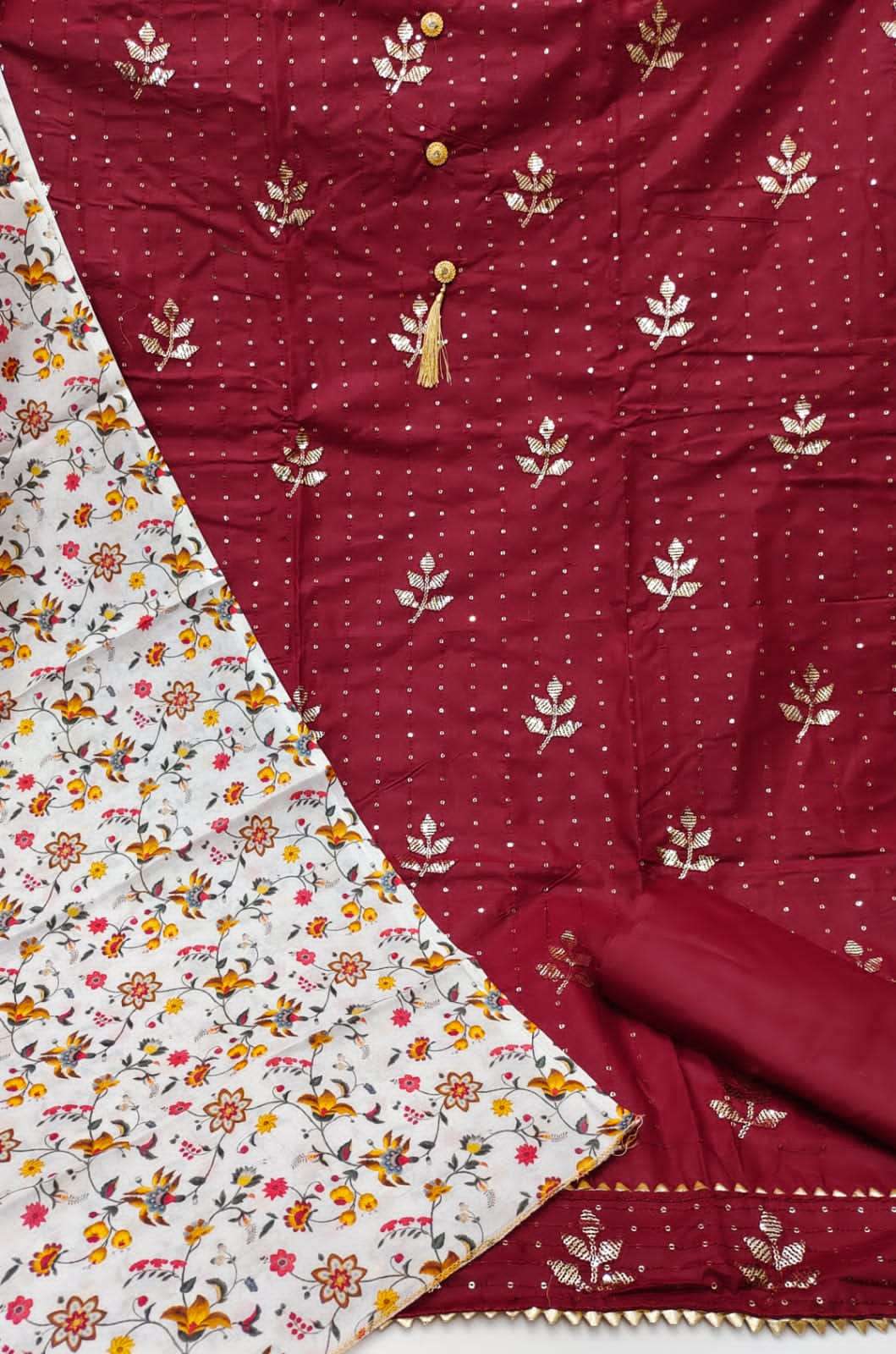 BT-15 DESIGNER PURE COTTON SEQUENCE WORK NON CATALOG SUIT 