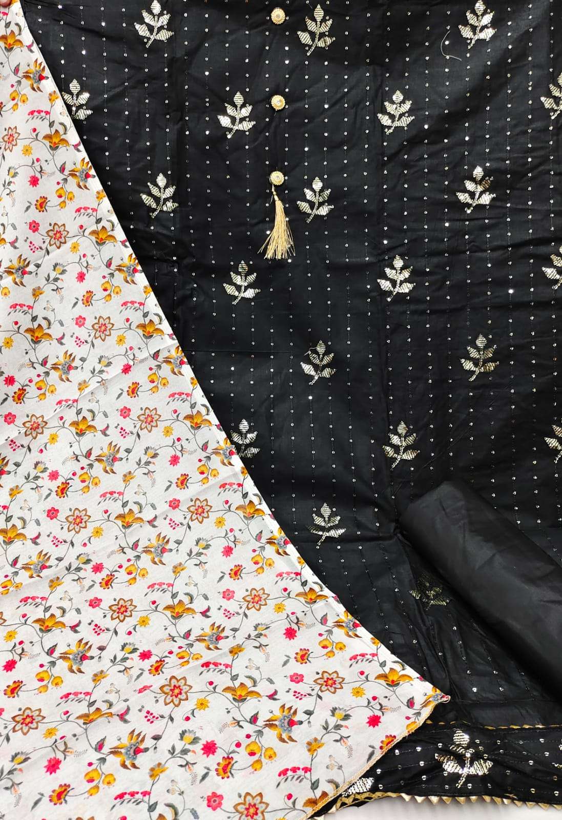 BT-15 DESIGNER PURE COTTON SEQUENCE WORK NON CATALOG SUIT 
