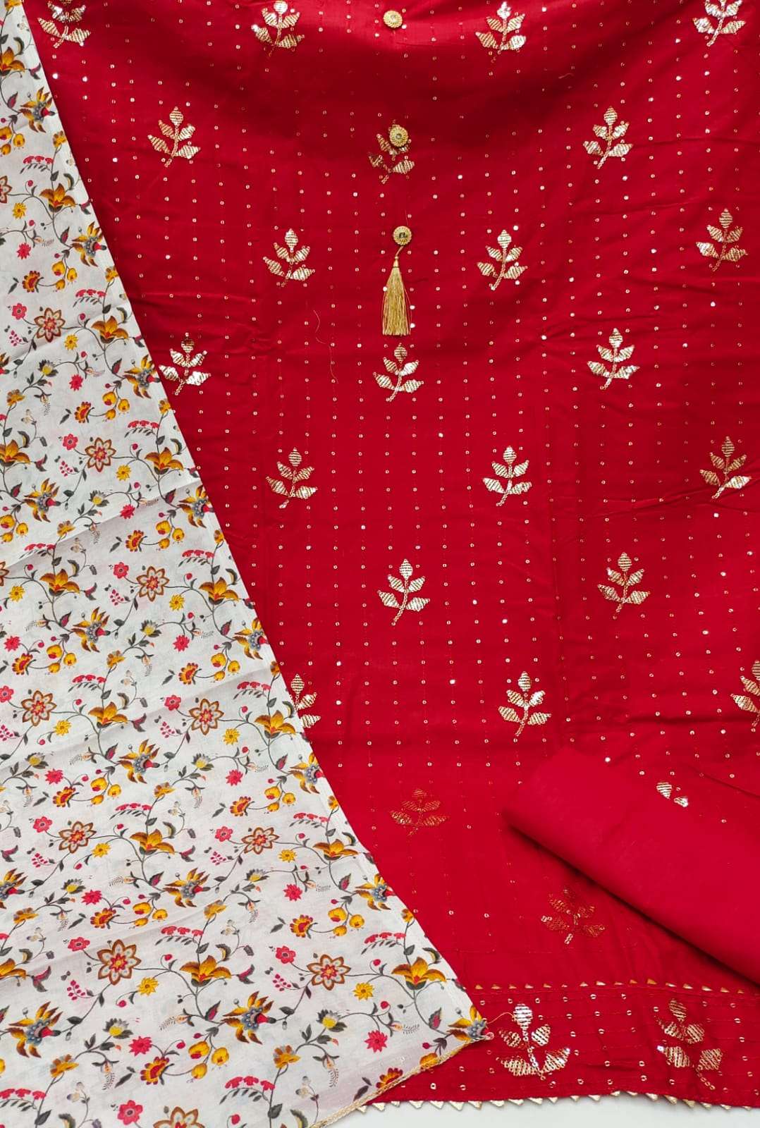 BT-15 DESIGNER PURE COTTON SEQUENCE WORK NON CATALOG SUIT 