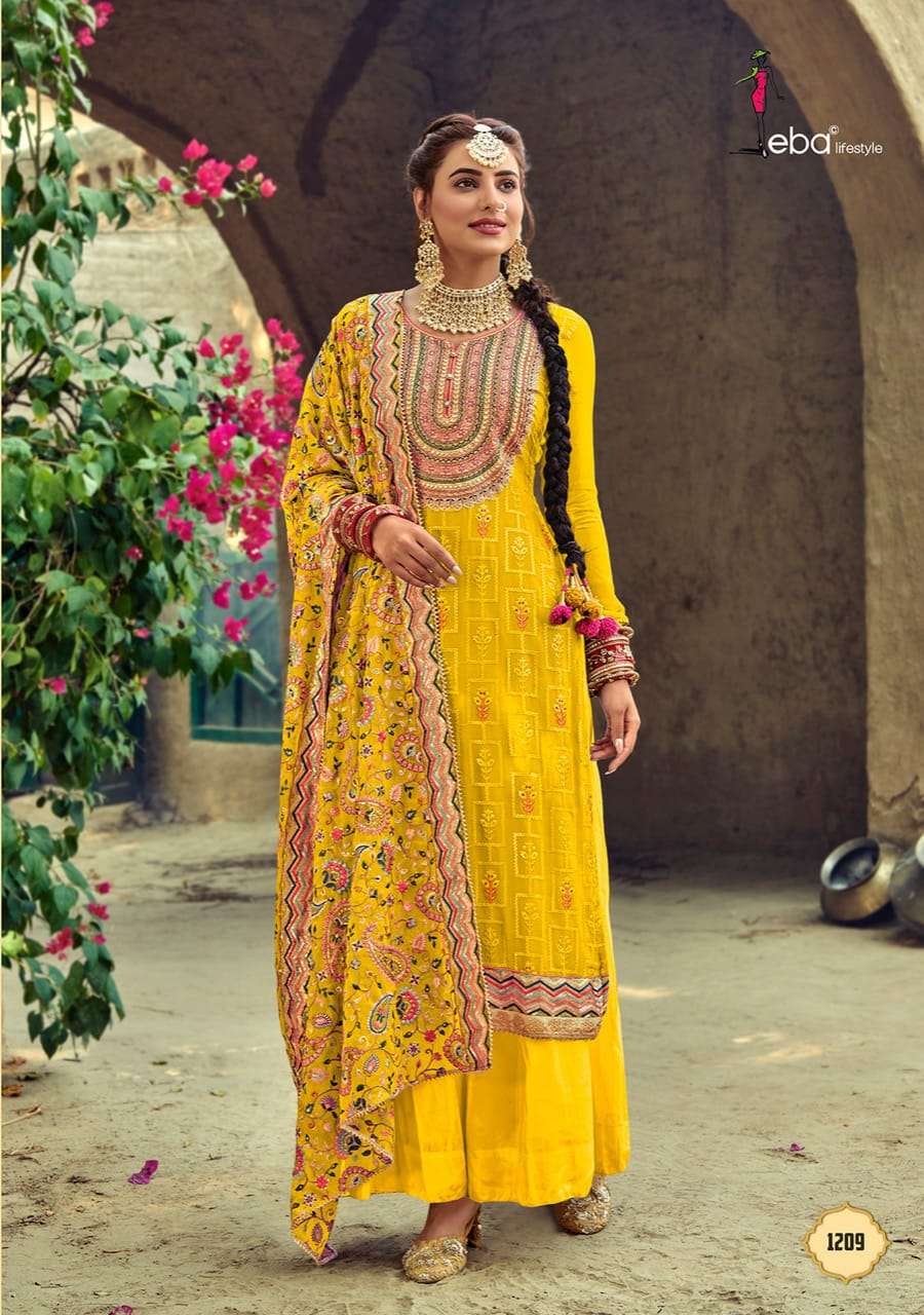EBA SATRANGI SPECIAL COLORS DESIGNER GEORGETTE SUIT 