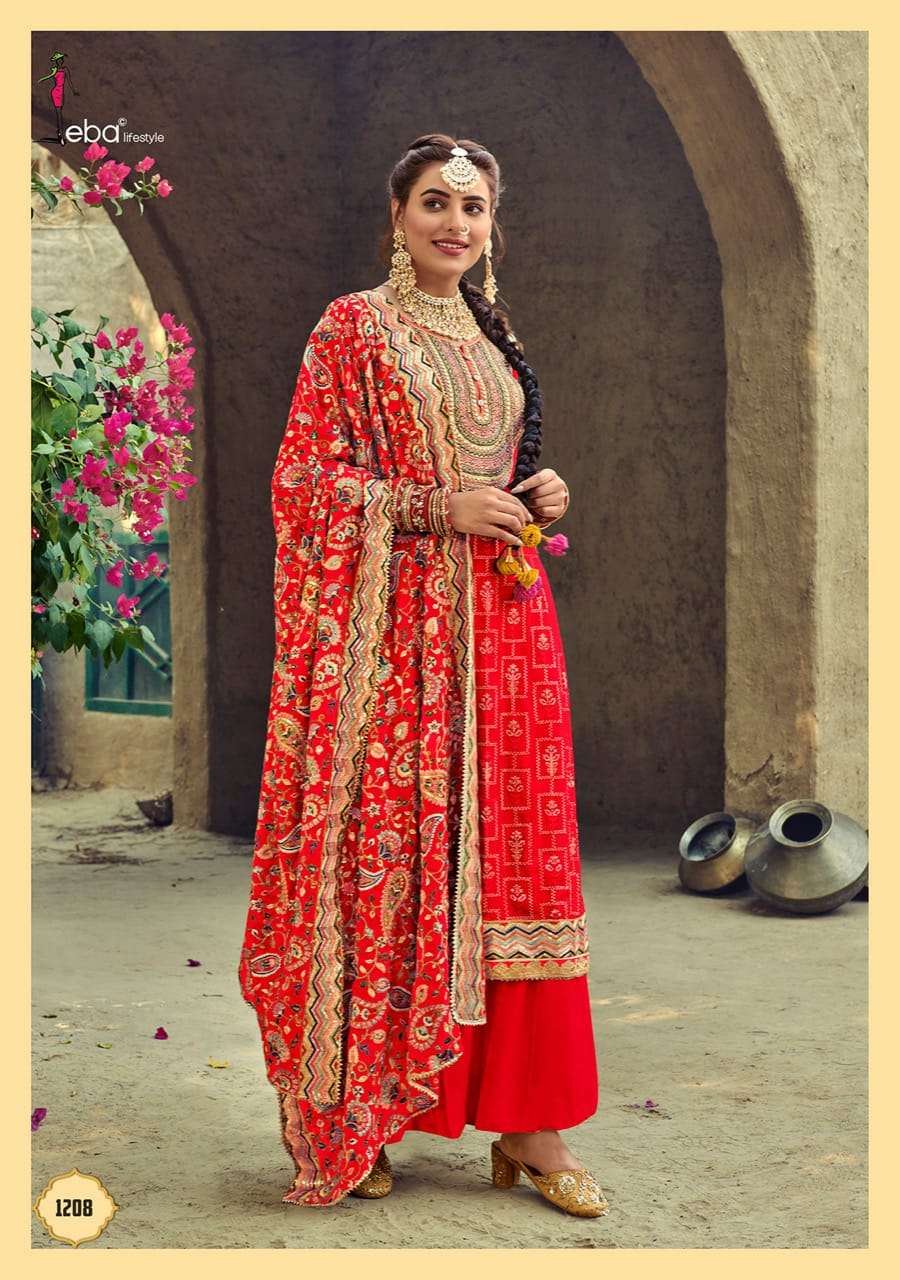 EBA SATRANGI SPECIAL COLORS DESIGNER GEORGETTE SUIT 