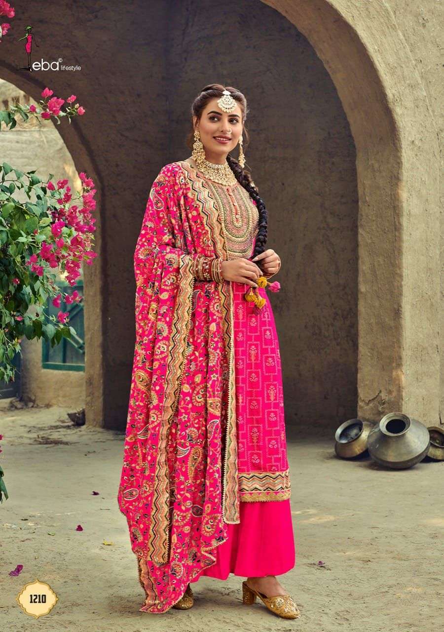 SATRANGI SPECIAL COLORS BY EBA LIFESTYLE EXCLUSIVE GEORGETTE FANCY SUITS