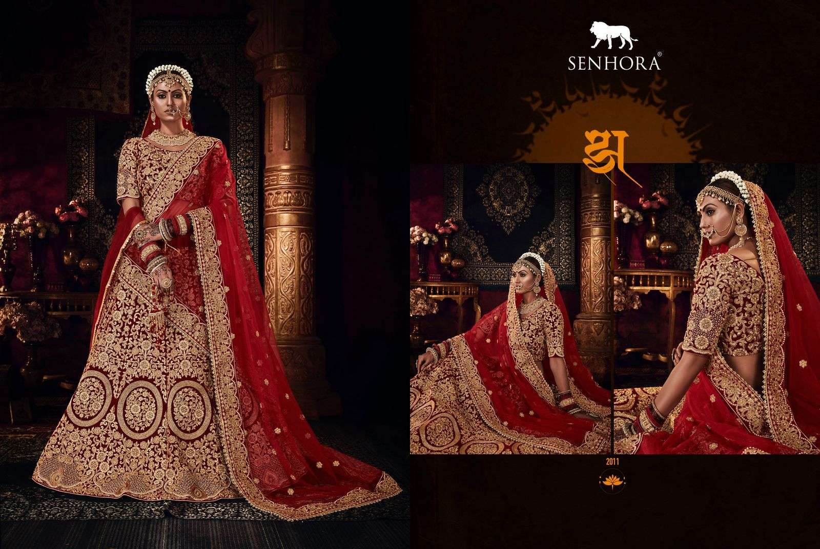SENHORA SHRADHDHA BRIDAL HERITAGE VOL-4 9000 VELVET LEHENGA 