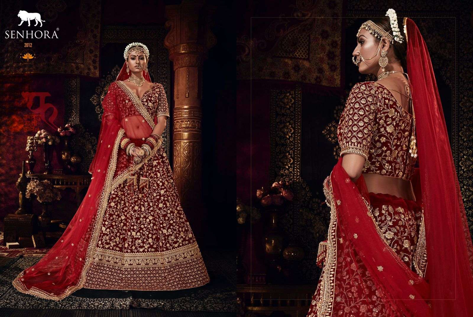 SENHORA SHRADHDHA BRIDAL HERITAGE VOL-4 9000 VELVET LEHENGA 