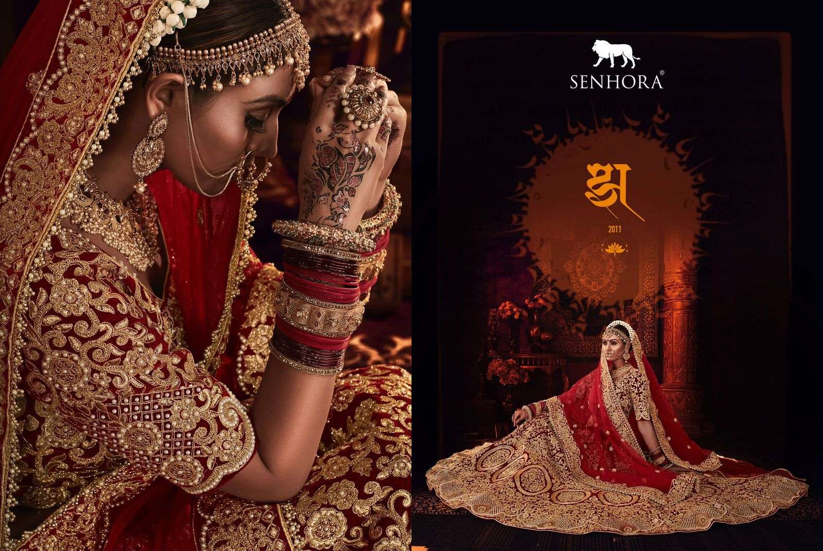 SENHORA SHRADHDHA BRIDAL HERITAGE VOL-4 9000 VELVET LEHENGA 