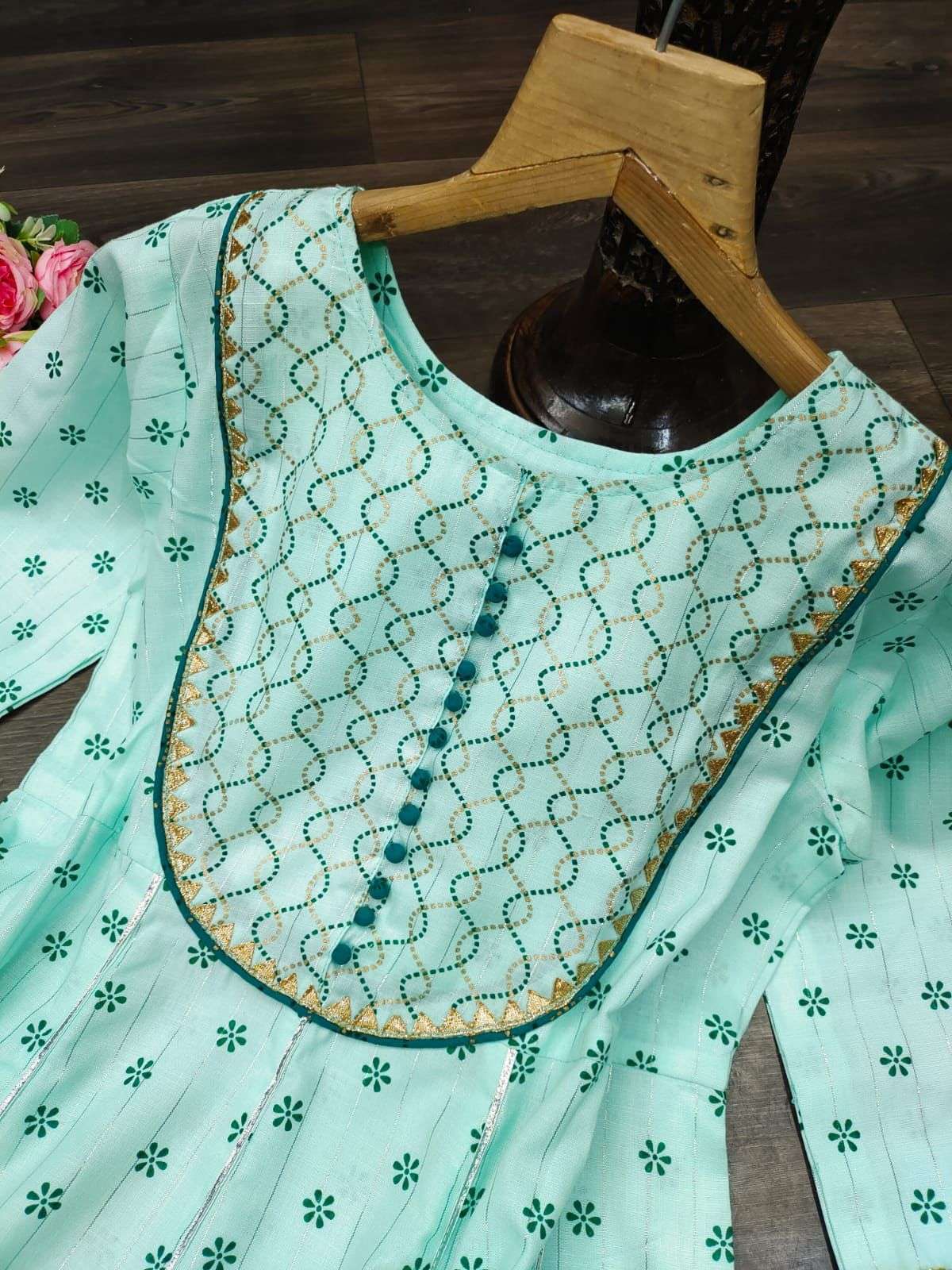 X-LADY GOLD CATALOGUE VOL-2 DESIGNER COTTON LUREX KURTI WITH DUPATTA 