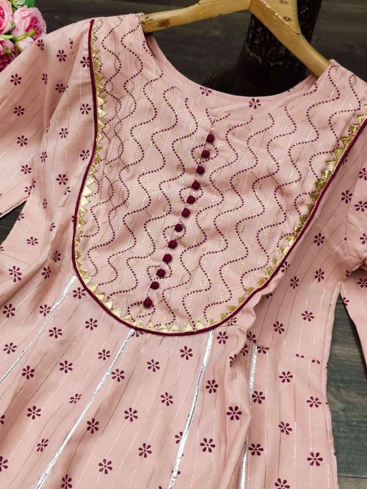 X-LADY GOLD CATALOGUE VOL-2 DESIGNER COTTON LUREX KURTI WITH DUPATTA 