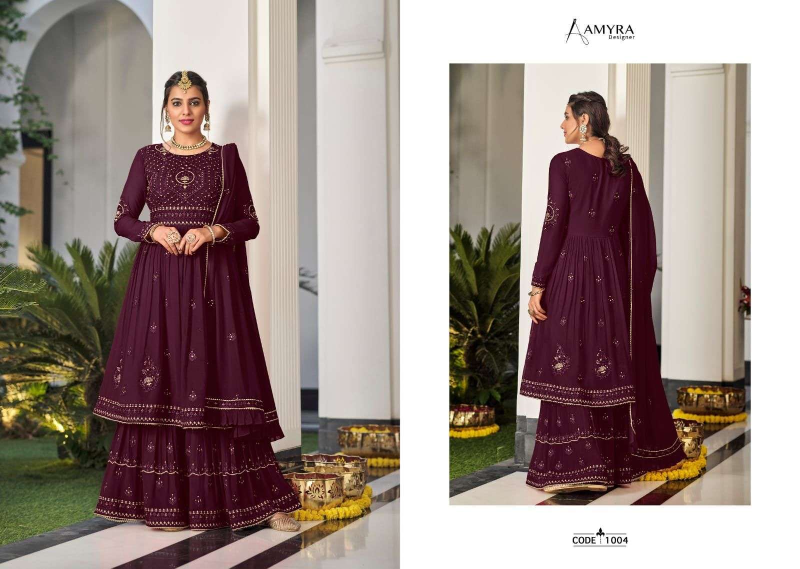 amyra vintage series 1001-1004 Heavy Georgette suit 