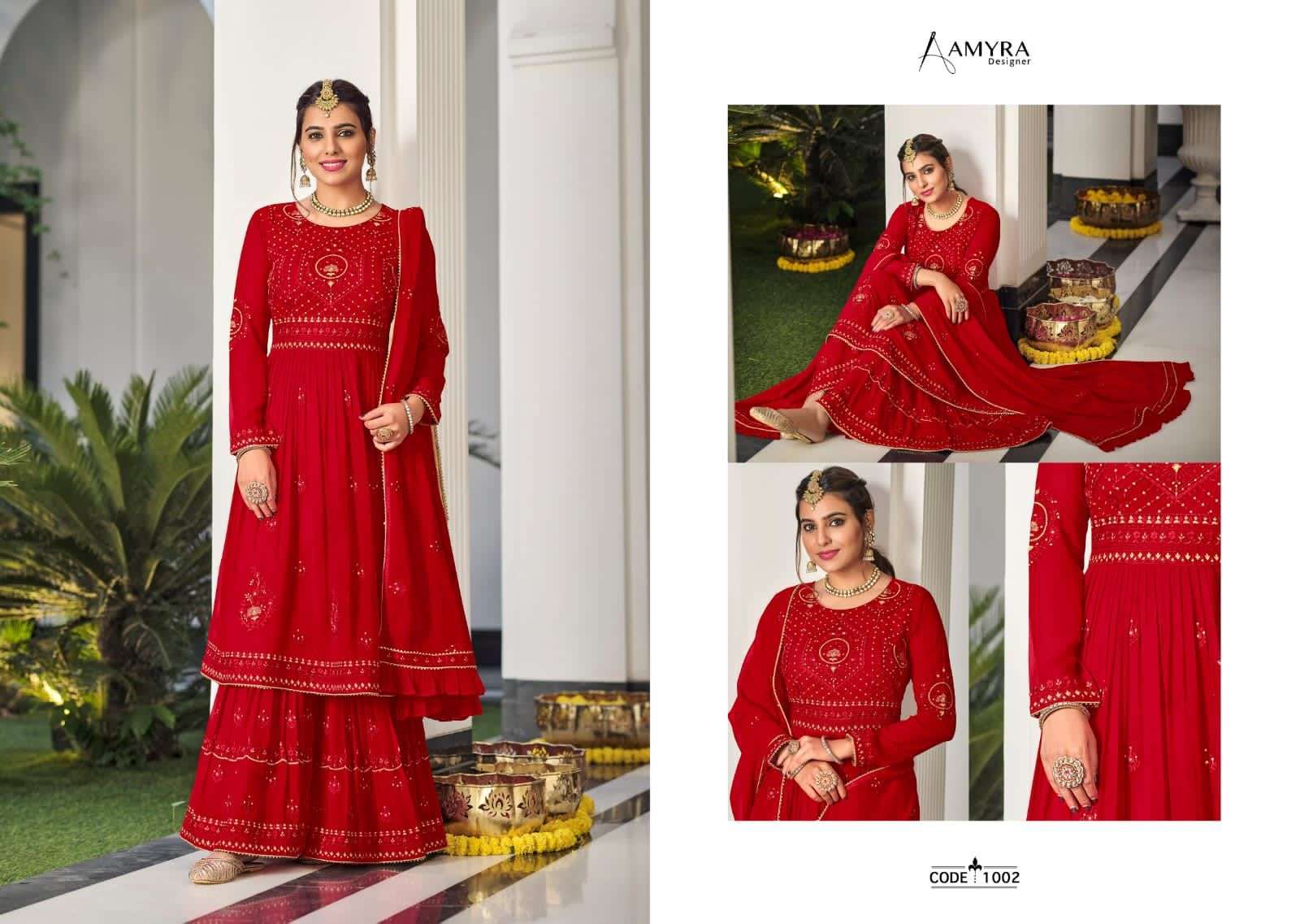 amyra vintage series 1001-1004 Heavy Georgette suit 