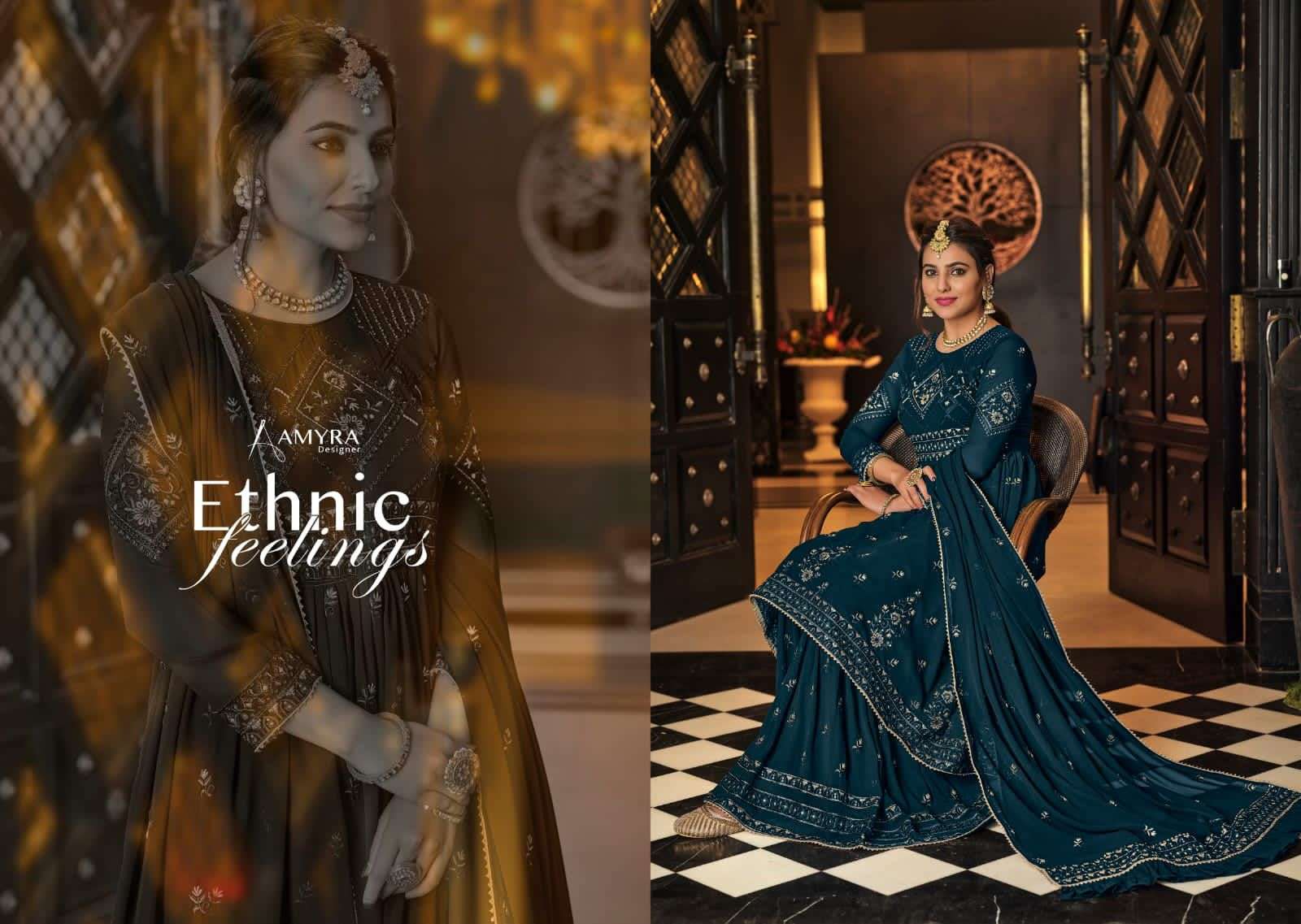 amyra vintage series 1001-1004 Heavy Georgette suit 
