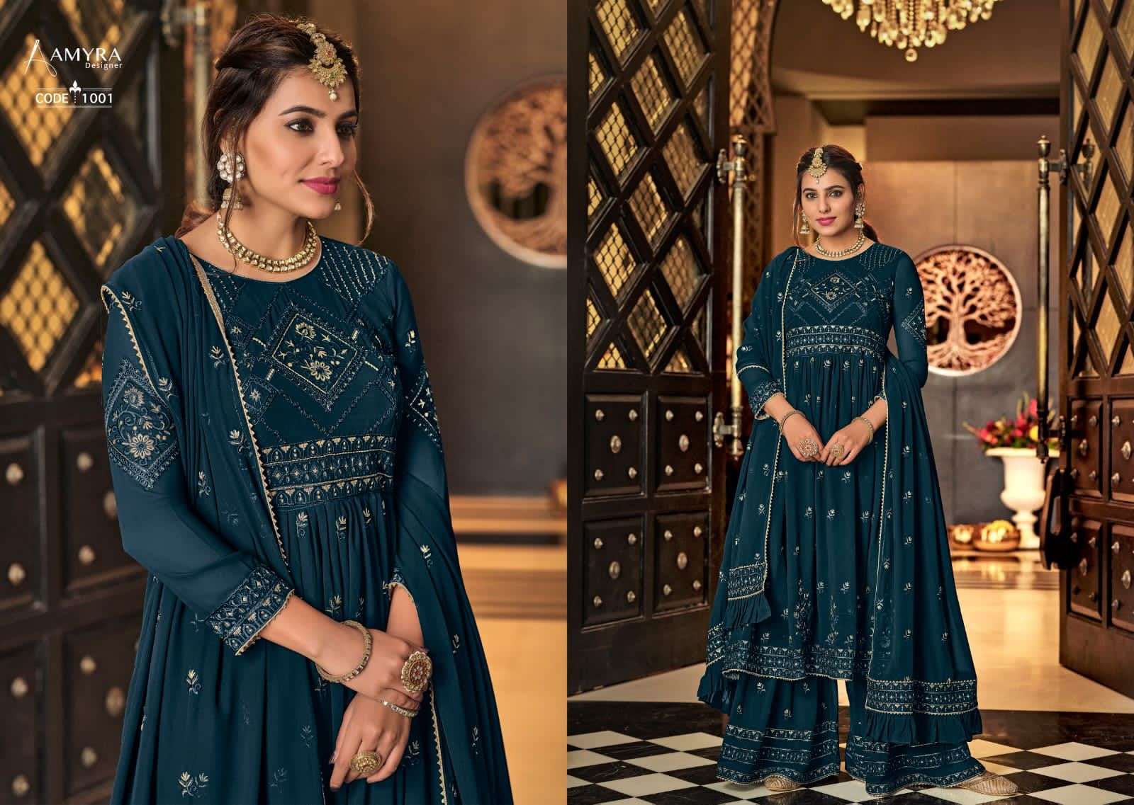 amyra vintage series 1001-1004 Heavy Georgette suit 
