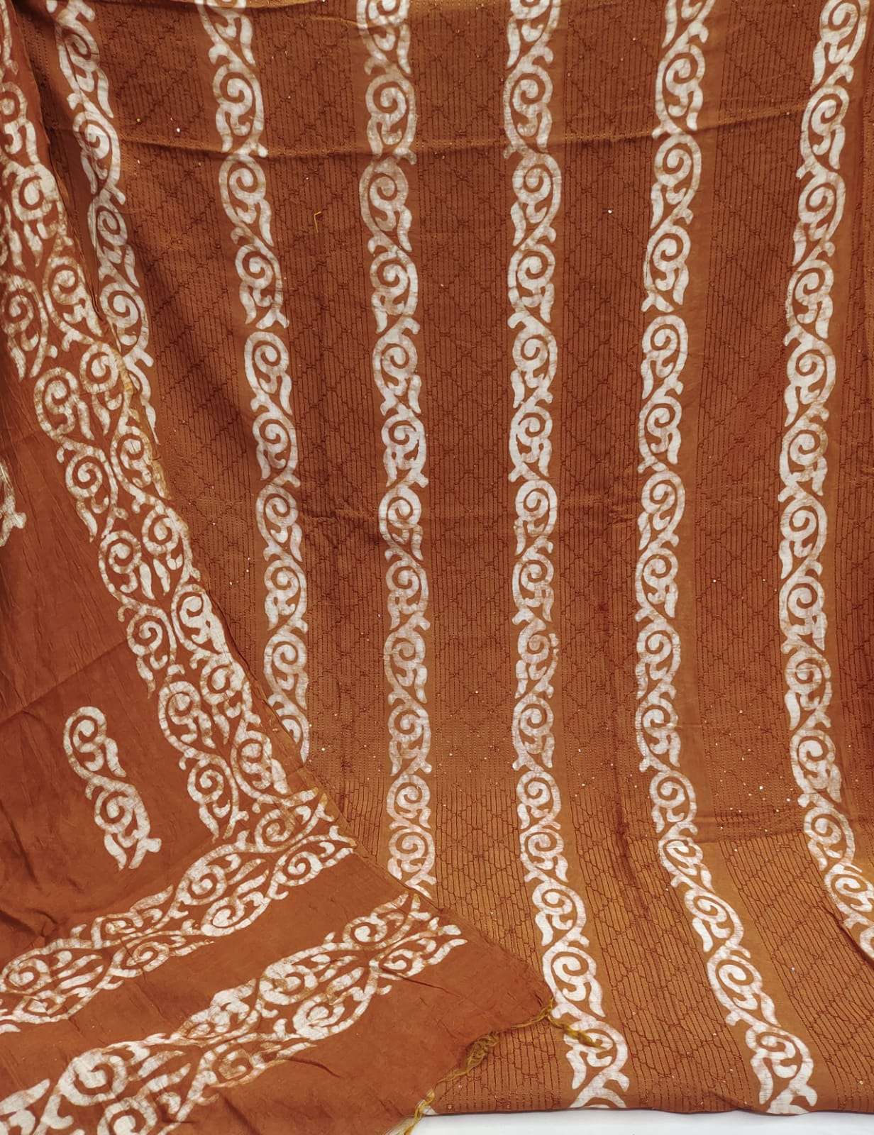 BT-07 DESIGNER DIABLE CHANDERI CORSET WORK NON CATALOG SUIT 