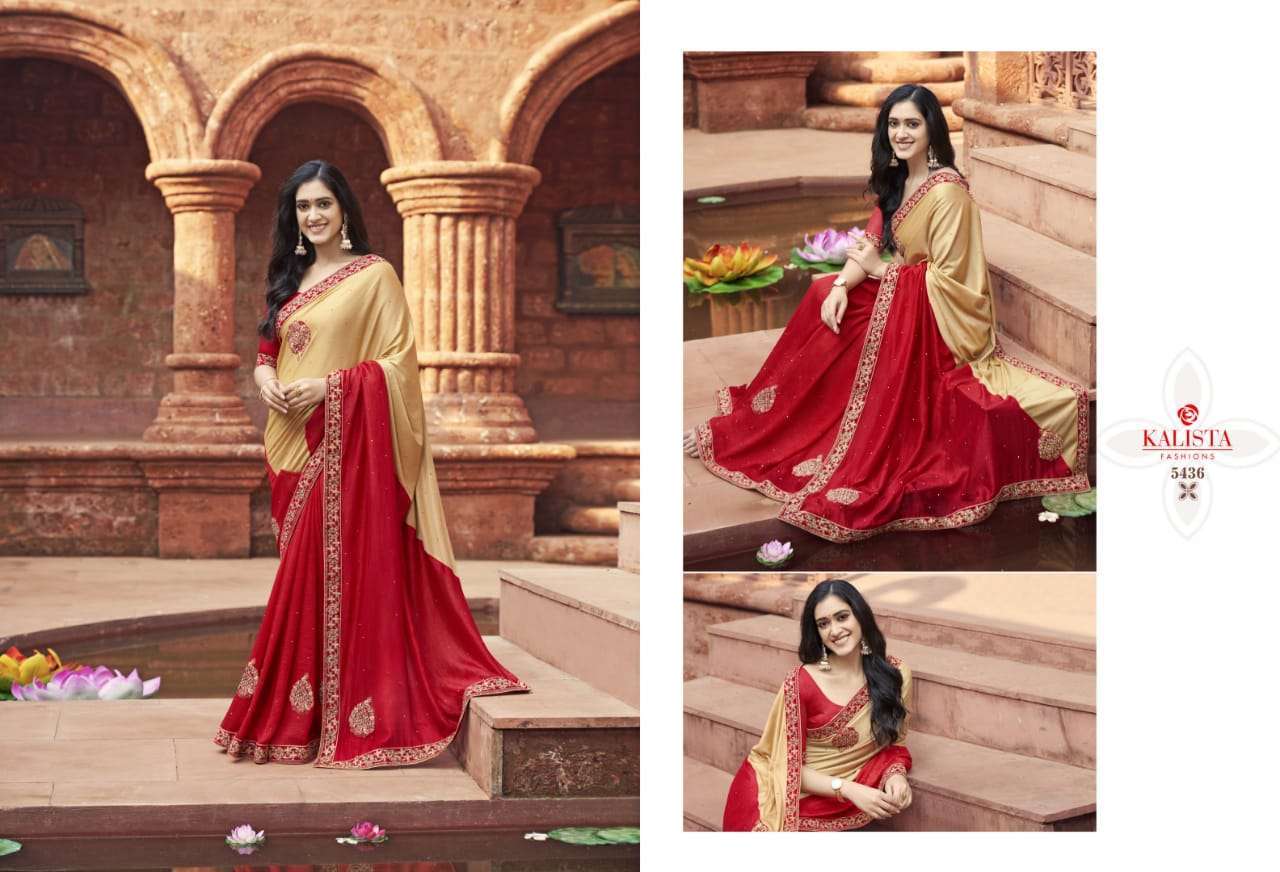 kalista big boss vol 2 series 5431-5436 Vichitra with diamond saree
