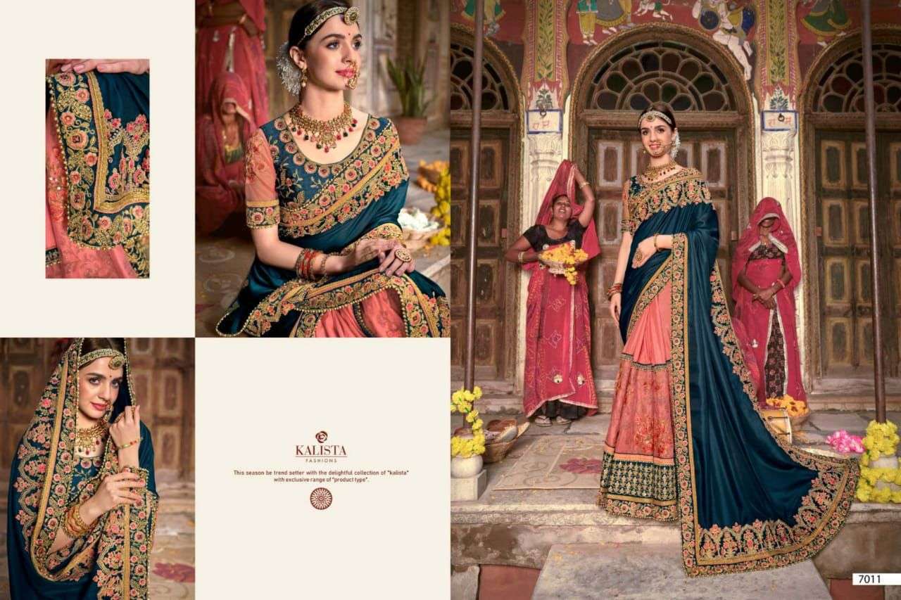 Kalista khwaab vol 18 series 7006-7011 silk saree