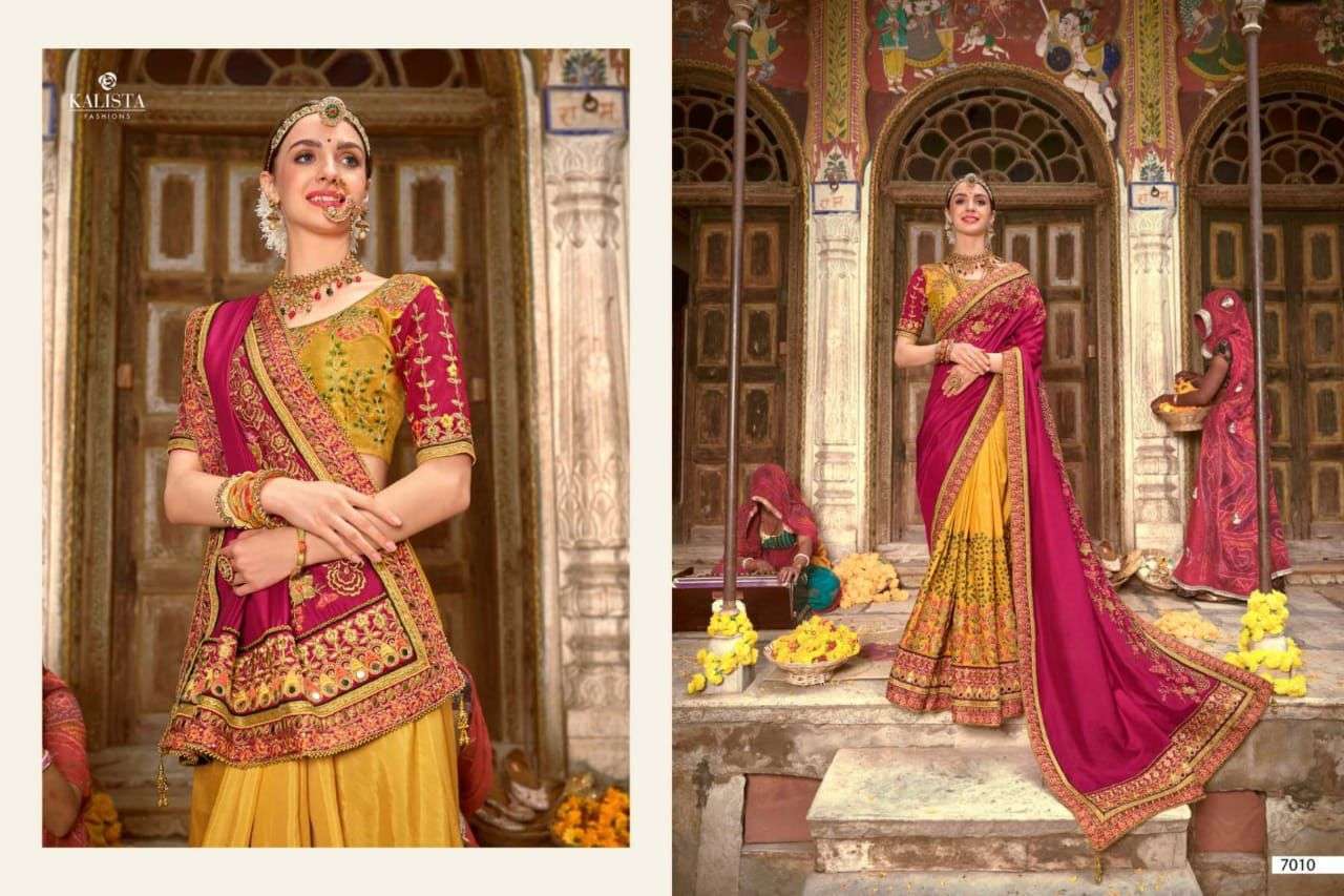 Kalista khwaab vol 18 series 7006-7011 silk saree