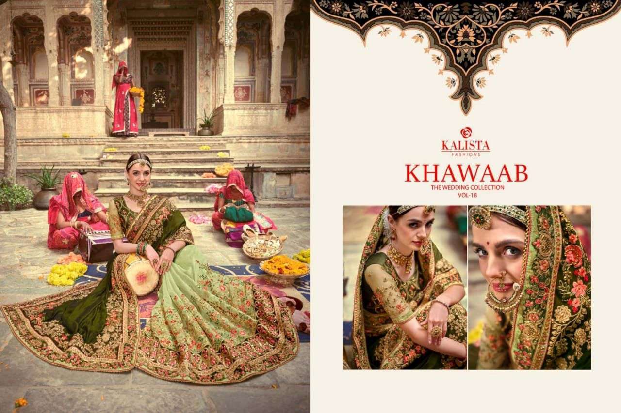 Kalista khwaab vol 18 series 7006-7011 silk saree