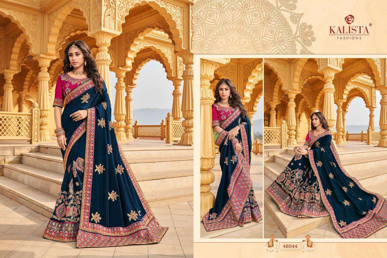 kalista nagma gold vol 2 series 48543-48548 vichitra silk saree