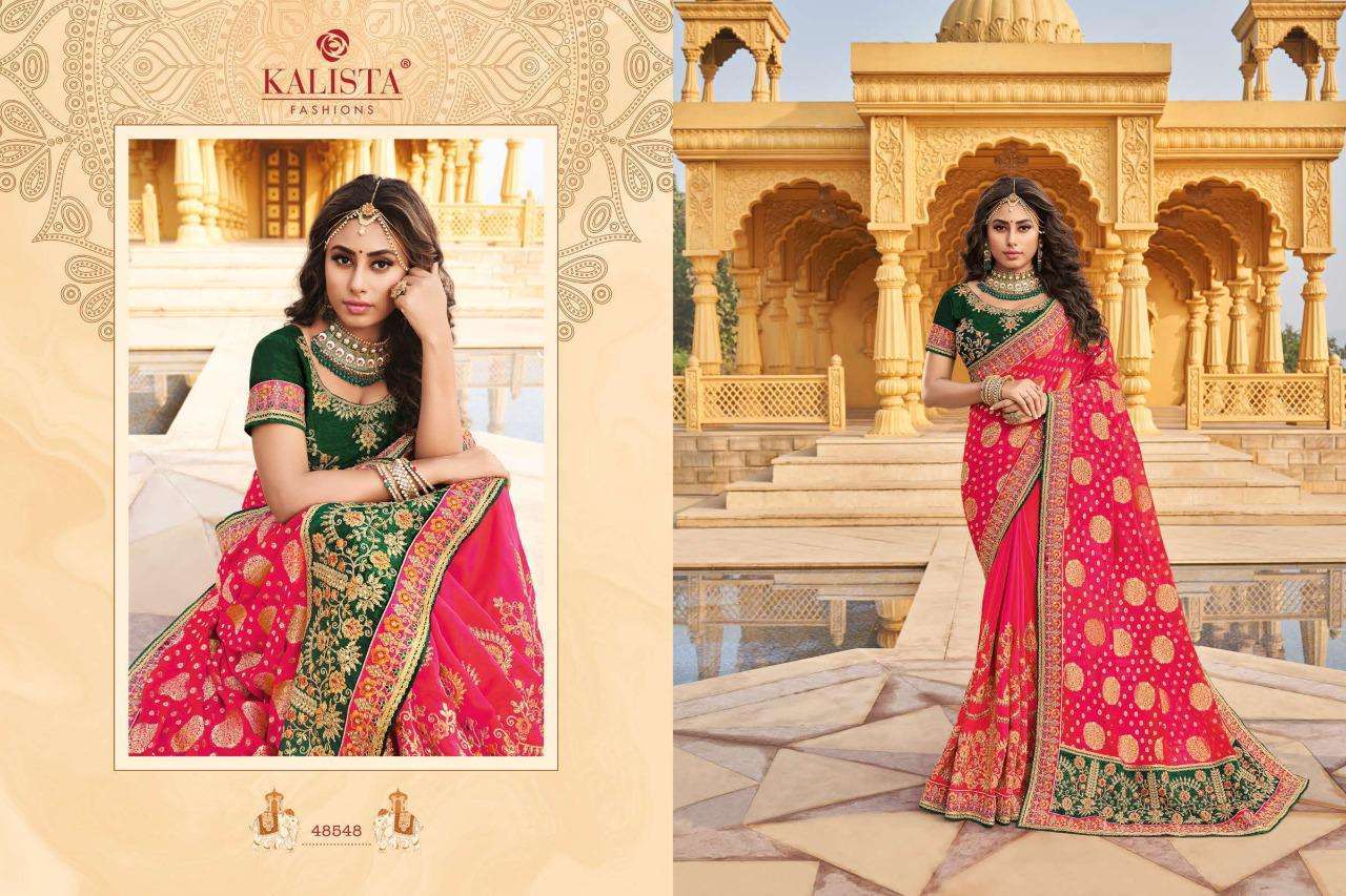 kalista nagma gold vol 2 series 48543-48548 vichitra silk saree