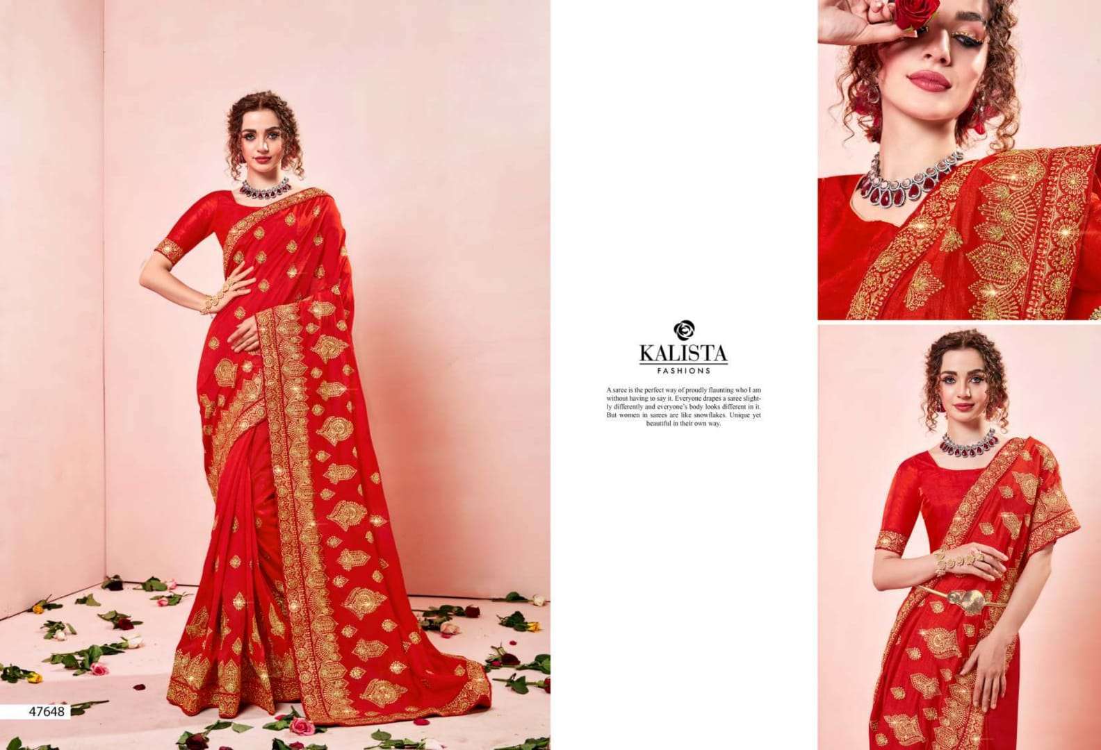 kalista gulkand vol 2 series 47643-47650 cp vichitra saree