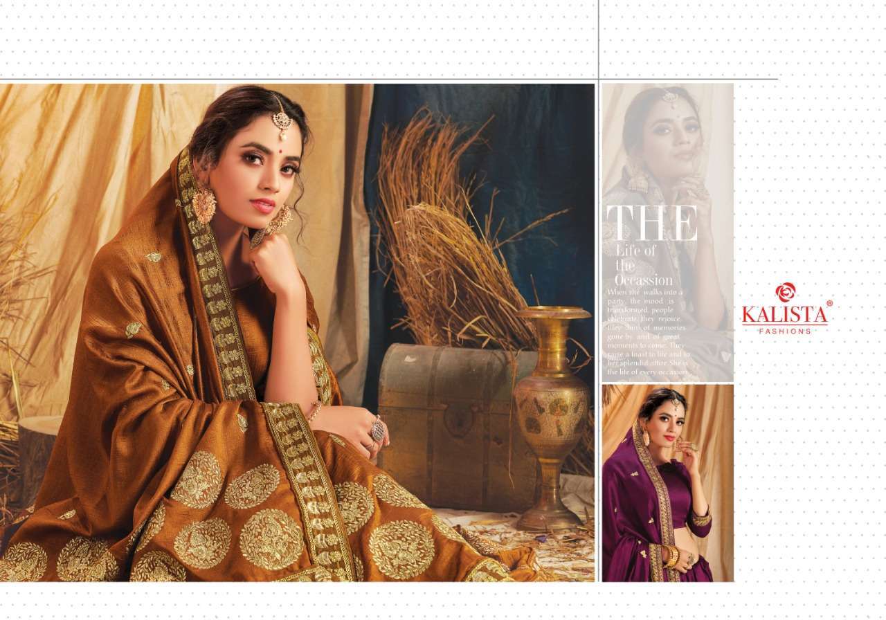 kalista mihika series 685-690 vichitra silk saree