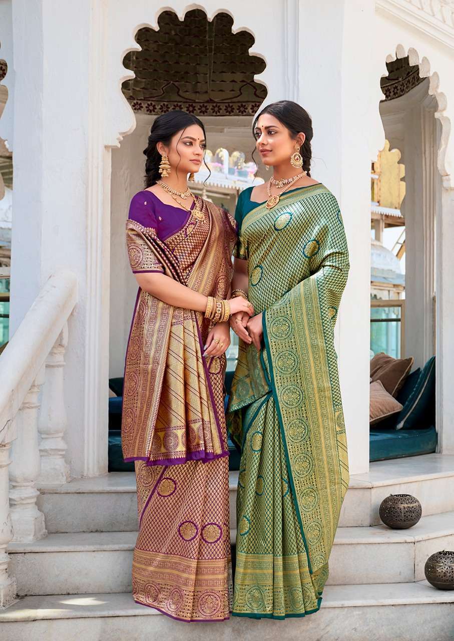 revanta heritage series 1001-1005 soft silk saree