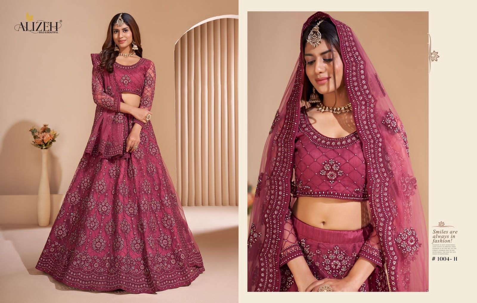 ALIZEH OFFICIAL BRIDEL HERITAGE COLOR SPLASH DESIGNER FANCY LEHENGA 