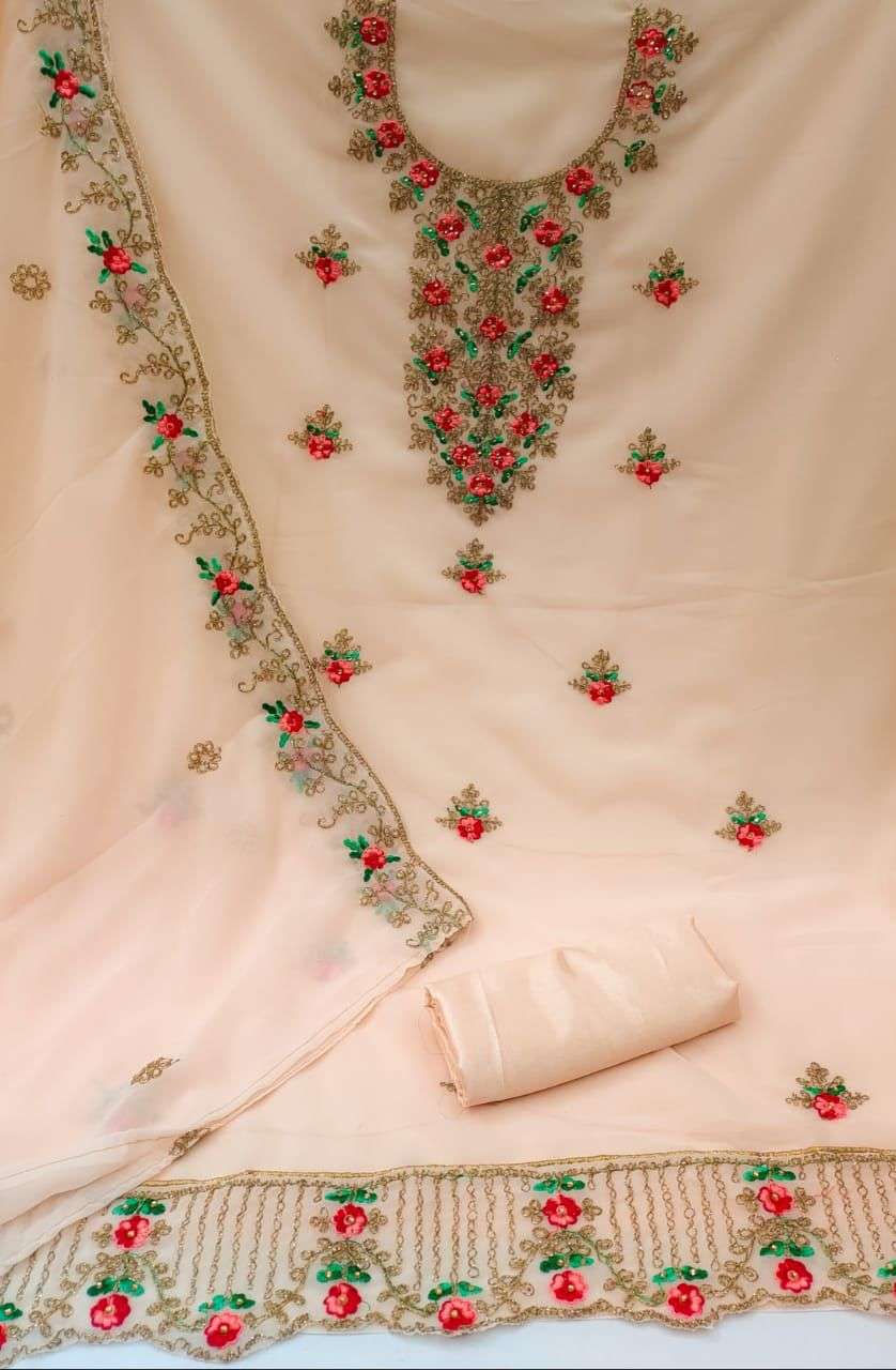 BT-07 DESIGNER JORJAT MULTI WORK NON CATALOG SUIT WITH SANTOON INNER