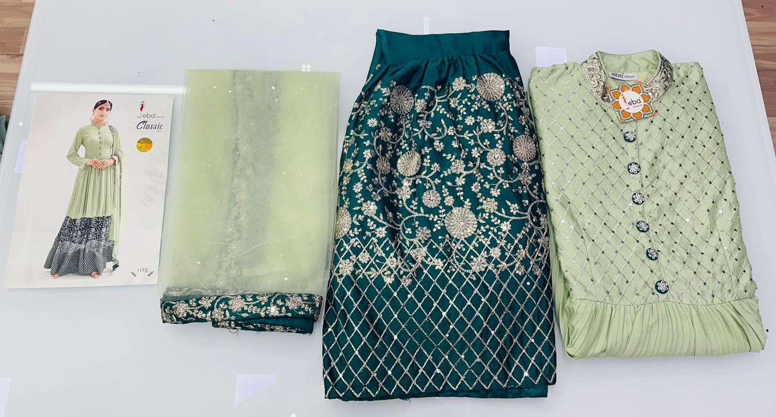 EBA CLASSIC HIT COLOR DESIGNER CHINON SUITS 