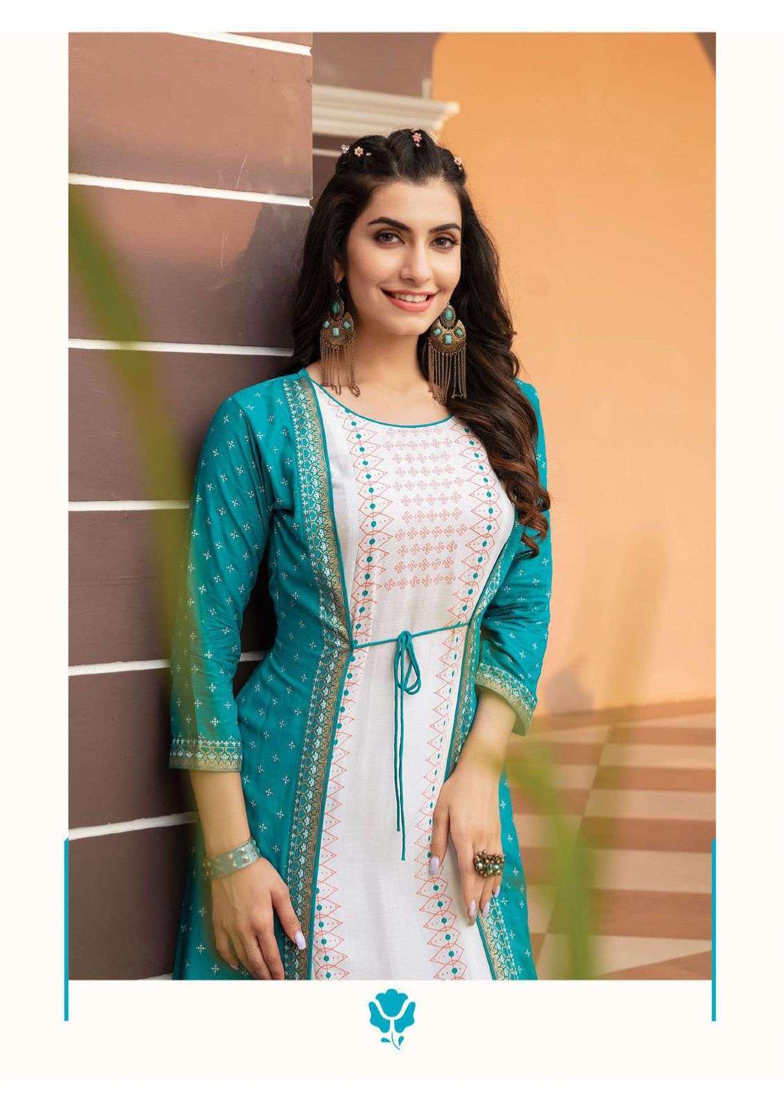 heritage summer jacket series 101-106 rayon slub kurti 