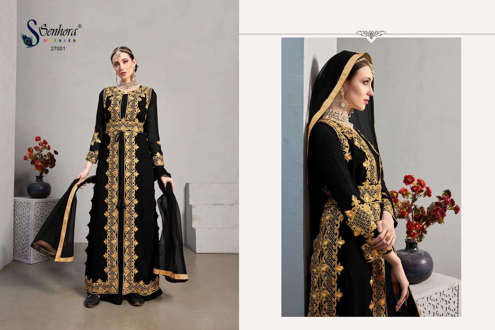 SENHORA DRESSES NOORJA VOL-27 DESIGNER FAUX GEORGETTE SUIT 