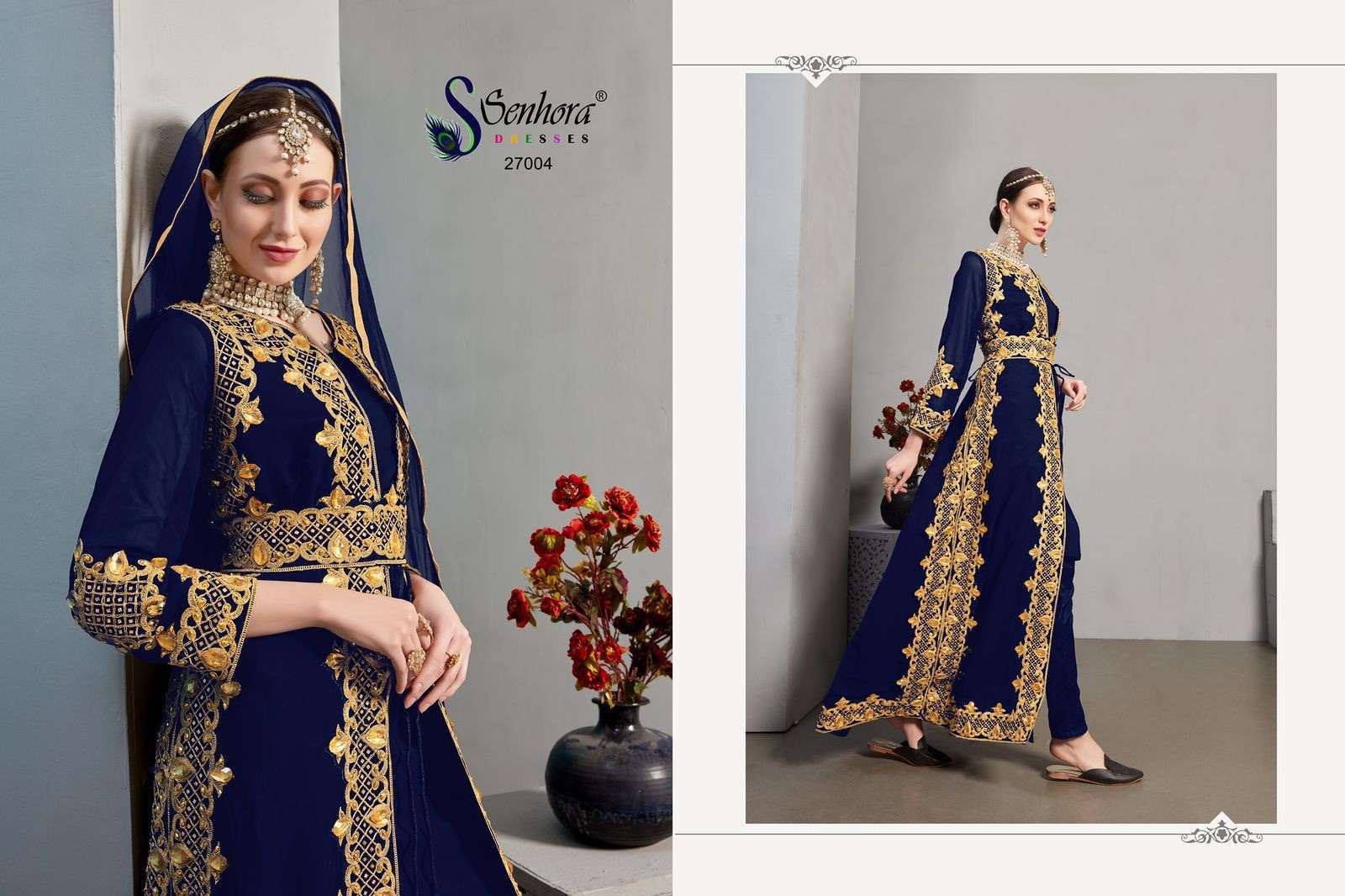 SENHORA DRESSES NOORJA VOL-27 DESIGNER FAUX GEORGETTE SUIT 