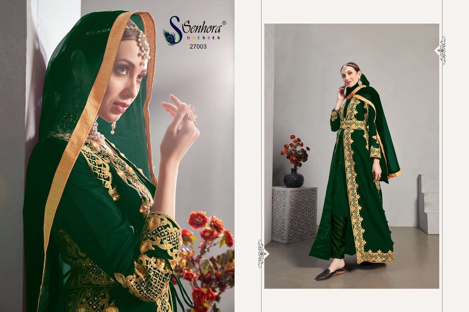 SENHORA DRESSES NOORJA VOL-27 DESIGNER FAUX GEORGETTE SUIT 