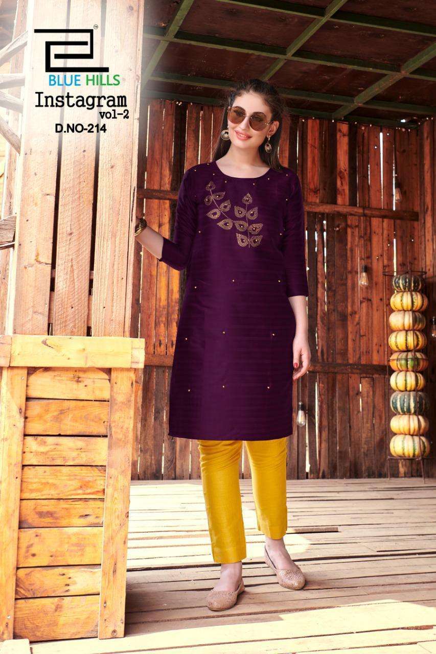 Blue Hills Instagram Vol 2 series 201-218 cotton kurti
