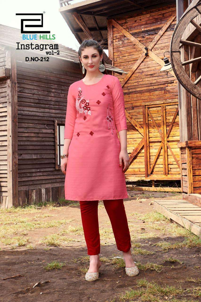 Blue Hills Instagram Vol 2 series 201-218 cotton kurti