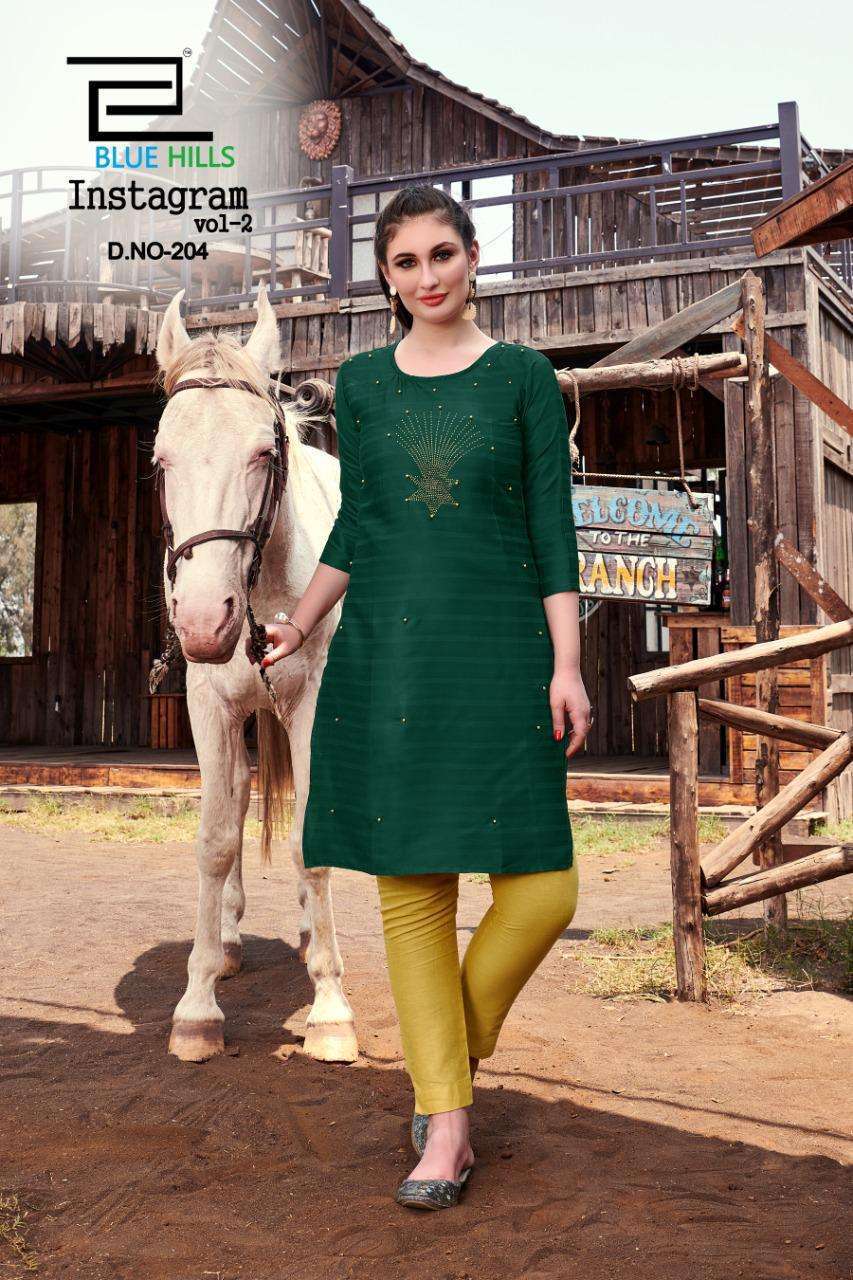 Blue Hills Instagram Vol 2 series 201-218 cotton kurti