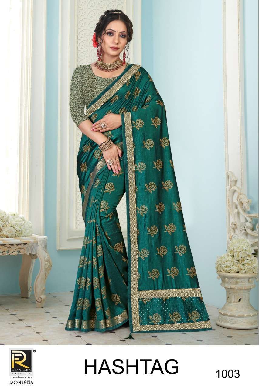 Ranjna saree Hashtag series 1001-1006 vichitra silk saree