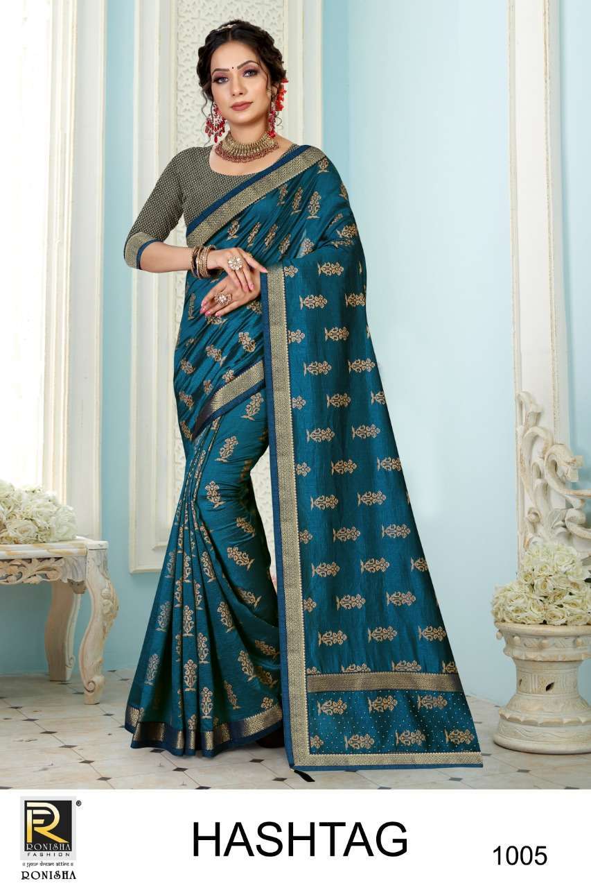 Ranjna saree Hashtag series 1001-1006 vichitra silk saree