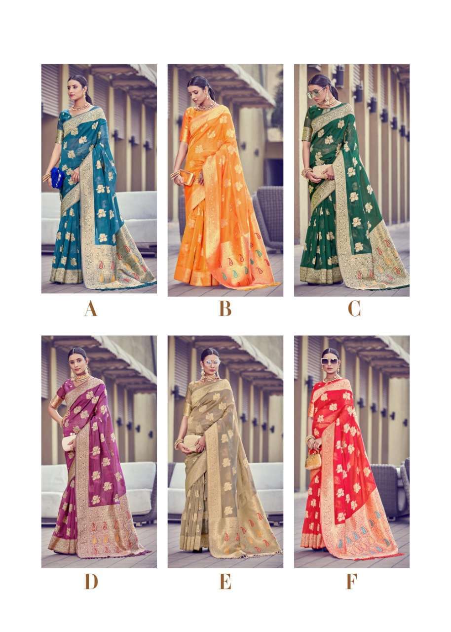 Shangrila Orgenza weaves vol 7 Pure Soft Original Organza saree