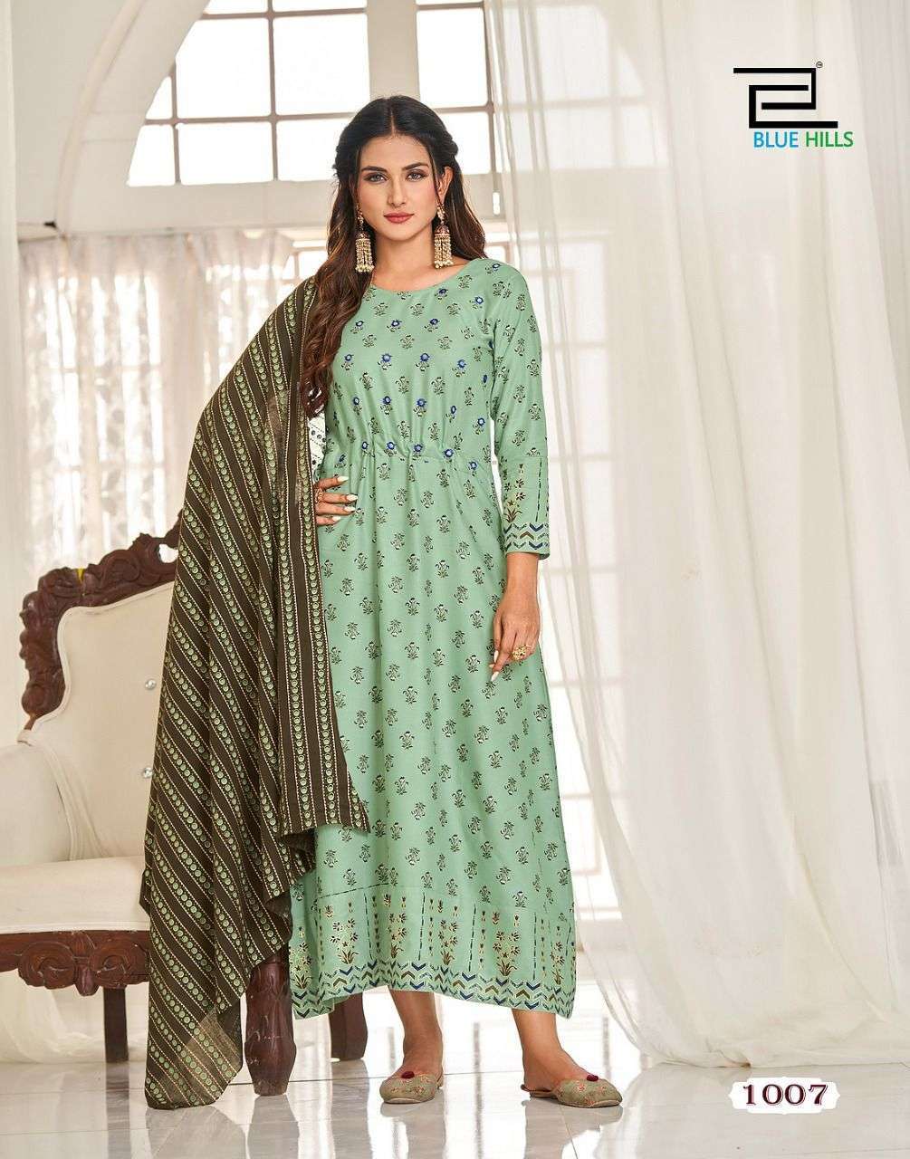 blue hills tradition kurti with dupatta beautiful colors authorized supplier