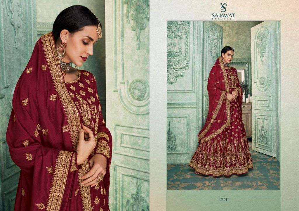 SAJAWAT CREATION KALISTA DESIGNER SOFT SILK SUIT 