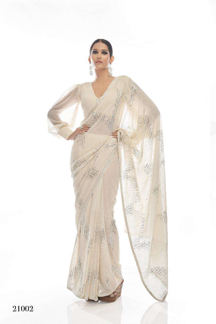 arya designs swarna vol 3 series 21001-21006 georgette saree