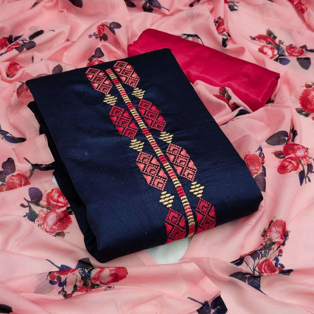 BT-07 DESIGNER BOMBAY COTTON MULTI WORK TIE NON CATALOG SUIT 