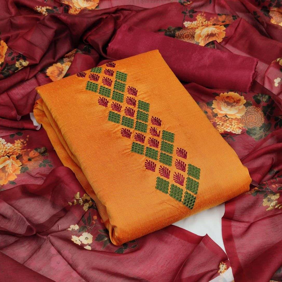 BT-07 DESIGNER BOMBAY COTTON MULTI WORK TIE NON CATALOG SUIT 