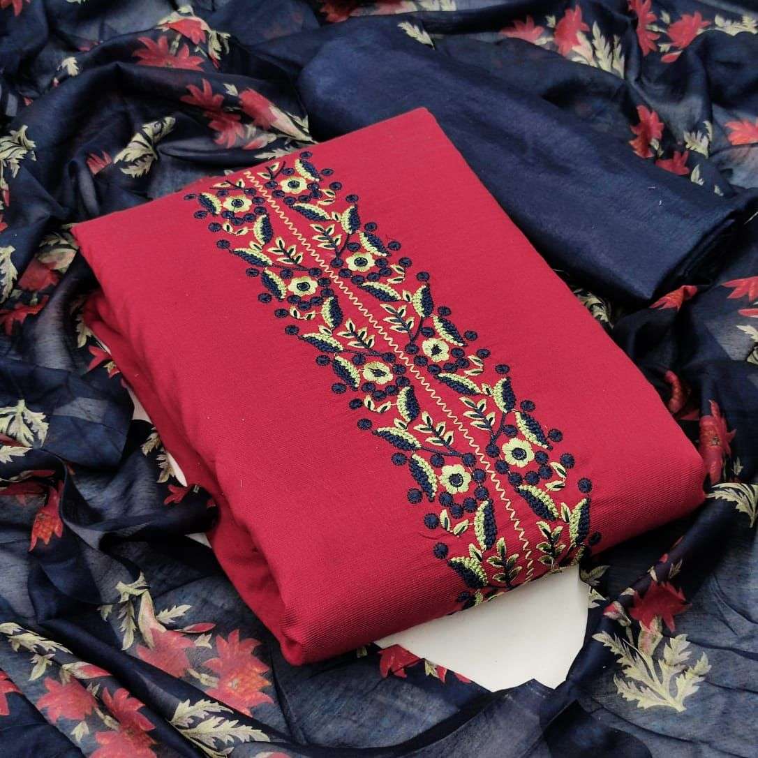 BT-07 DESIGNER BOMBAY COTTON MULTI WORK TIE NON CATALOG SUIT 