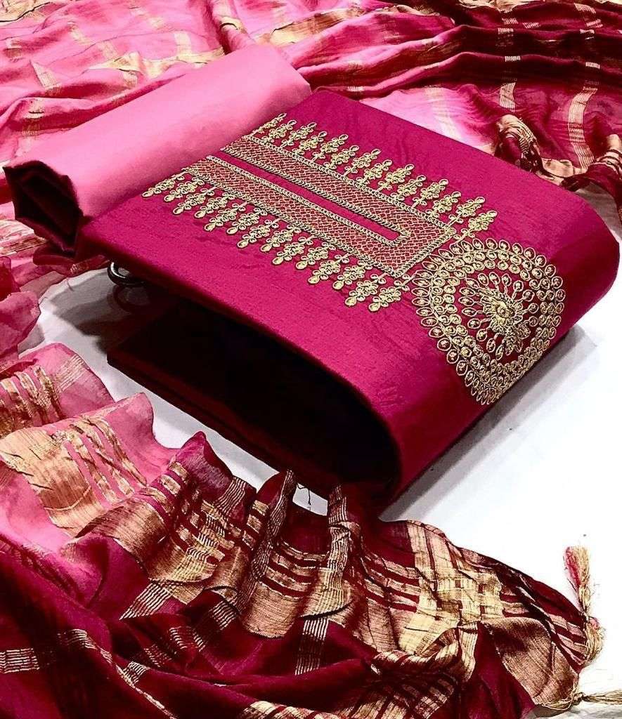 BT-07 DESIGNER SLUB COTTON CODDING WORK NON CATALOG SUIT S