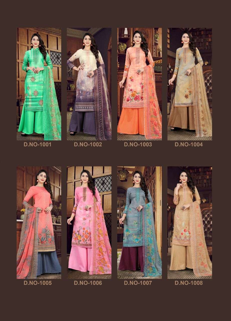 Raajshree Vintage Vol-1 By SSC Soft Cotton Neck Designing suit