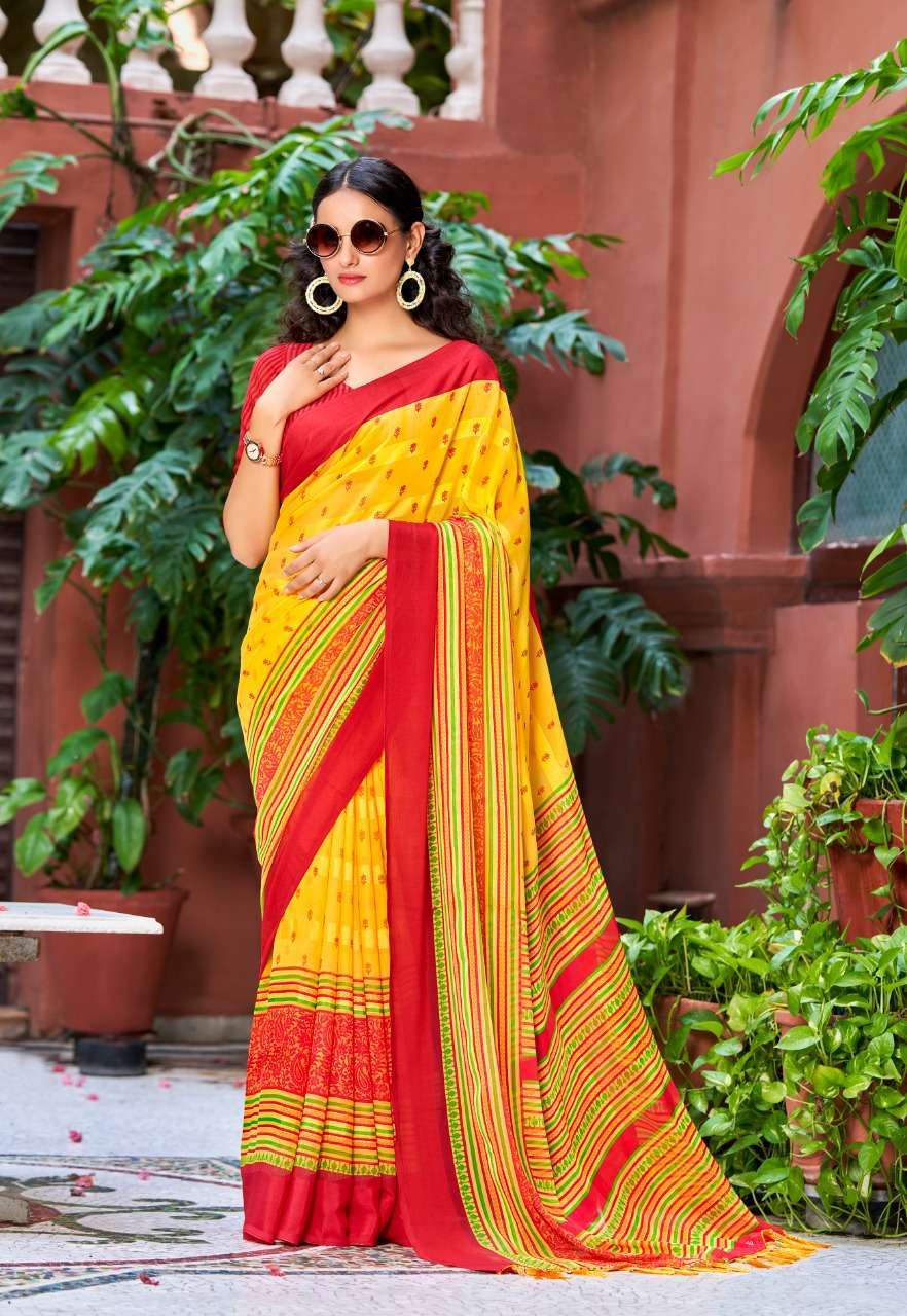 vinamra corporation rasbari vol 2 series 09-14 patta synthetic saree