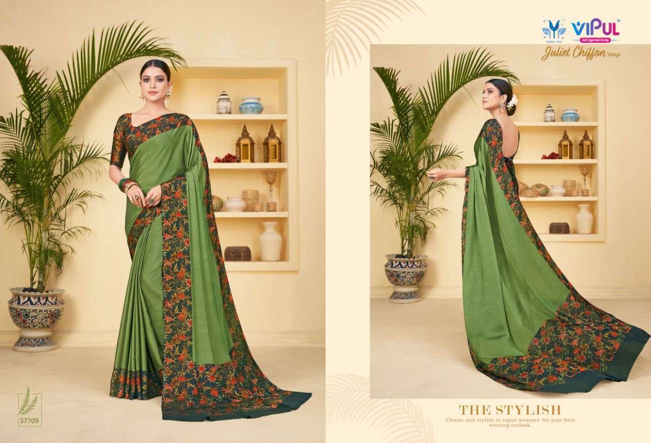 vipul juliet chiffon vintage series 57708-57719 chiffon saree