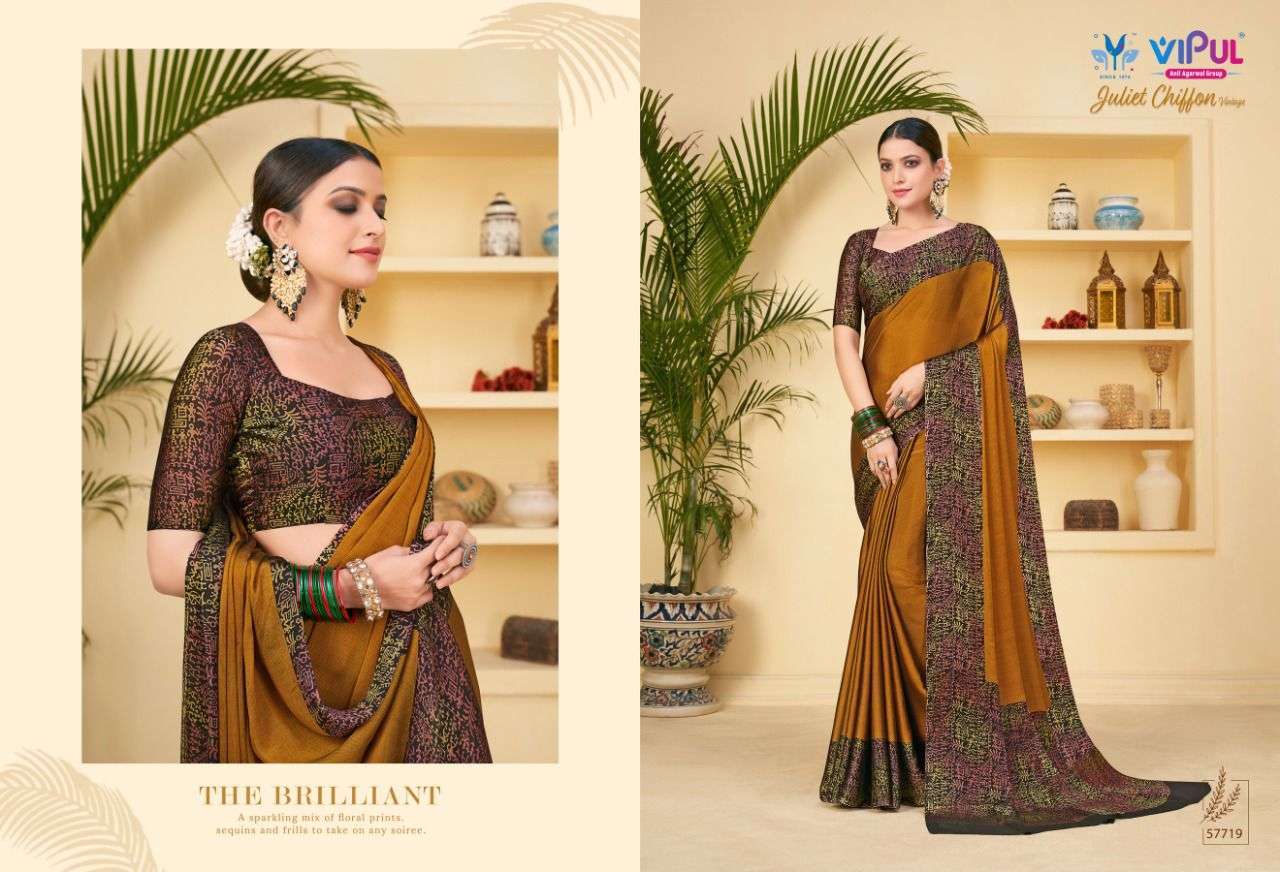 vipul juliet chiffon vintage series 57708-57719 chiffon saree