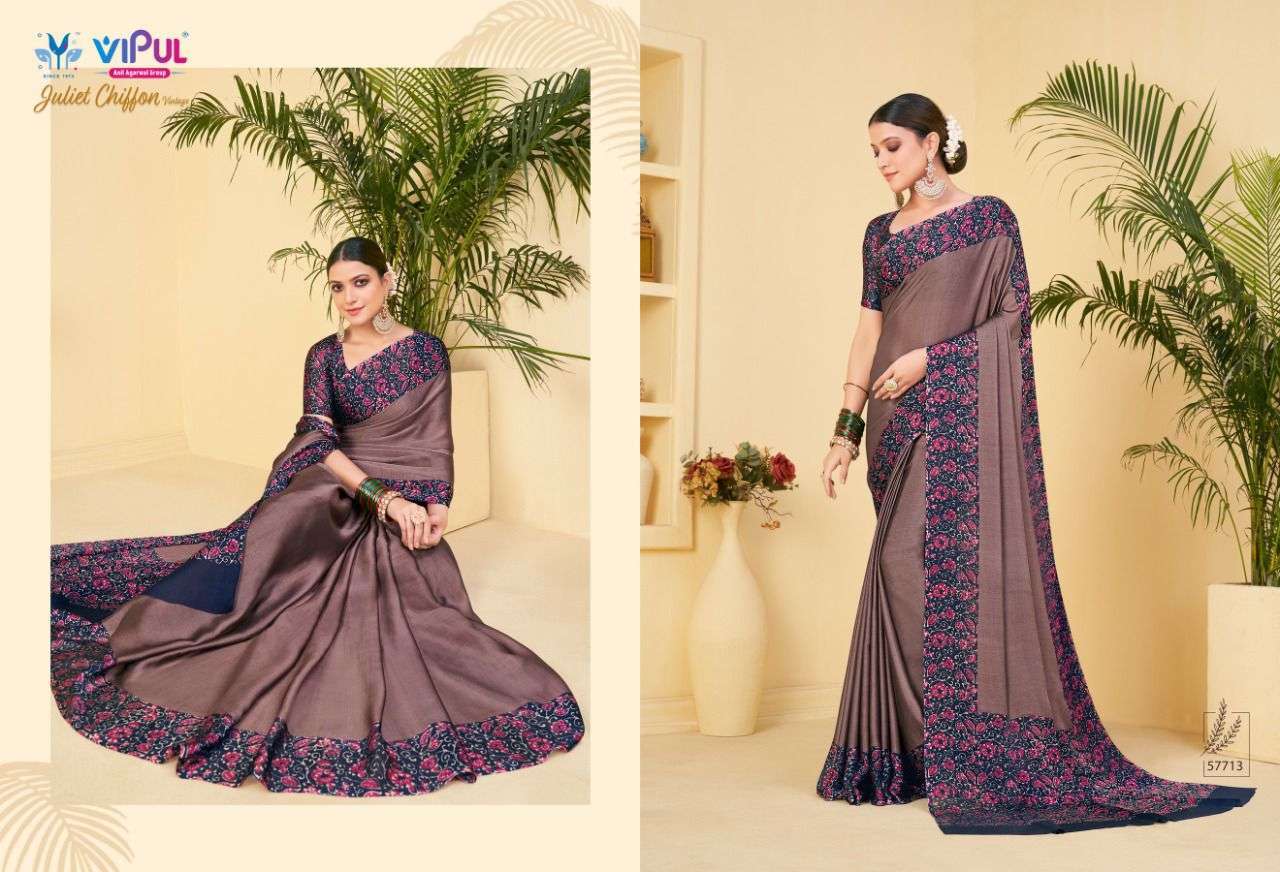 vipul juliet chiffon vintage series 57708-57719 chiffon saree